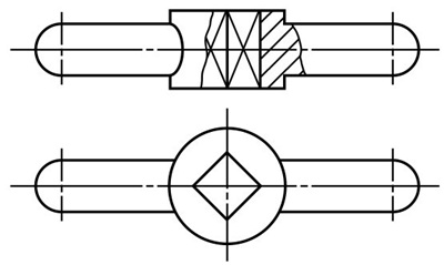 圖1-33鈑金加工件-不對(duì)稱機(jī)件